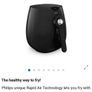 As New Philips HD9218/51 Daily Collection HD9218 Air Fryer Black Image 3