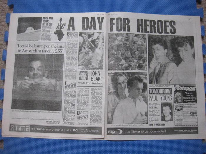 Replicas Of Daily Mirror Famous Front Pages