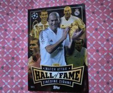 2024 Match Attax Zinedine Zidane Hall of Fame Card