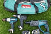 Makita 4 Piece 18v Power Tool Kit (everything works fine)
