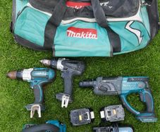 Makita 4 Piece 18v Power Tool Kit (everything works fine)