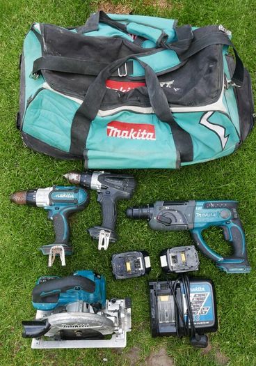 Makita 4 Piece 18v Power Tool Kit (everything works fine)