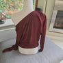 Zara burgundy fine knit uk10 bnwot Image 7