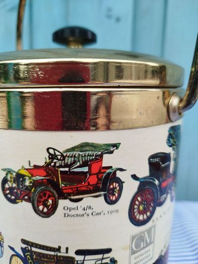 Vintage Ice Bucket Motor Theme