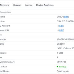 synology ds218+