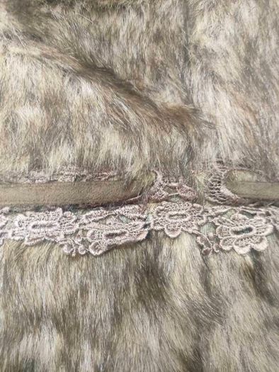 70s inspired faux fur gilet size 42 (M) Festival Season Postage included