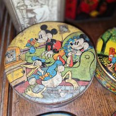 rare original 1930s mickey mouse tin