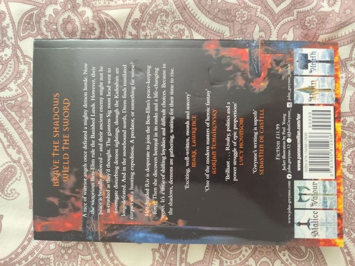 John Gwynne fantasy books - A Time of Dread and A Time of Blood