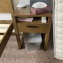 harvey norman solid wood king size bed frame! Image 5