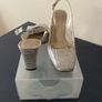 Black & White Slingback Shoes M&S Collection Size 7.5 LIKE NEW Image 3