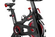 SUMMER SALE | Exercise Bike Indoor Cycling Bike for Home Gym Use with LCD Display, Ipad Holder &amp; Comfortable Seat Cushion Bike Fitness for Home Training Cardio Workout