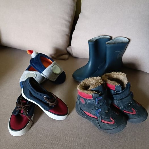 Toddler boys shoes boots bundle 23/24 6-7 Protetika wellies