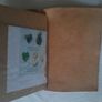 Handmade leather personal size notebook passport diary holder 17cm x 11cm with 4 elastics to hold your notebooks diaries etc and also a pen loop and a handmade notebook also FREE STANDARD POSTAGE INCLUDED Image 4