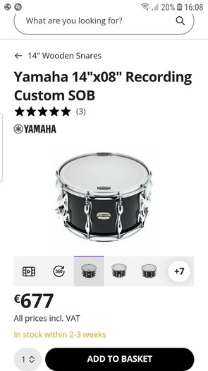 Yamaha Snare Drum