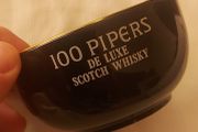 100 pipers De Luxe bowl unusual scotch whisky bowl ,buyer collects or pays postage, sold as seen ,hard to come by,