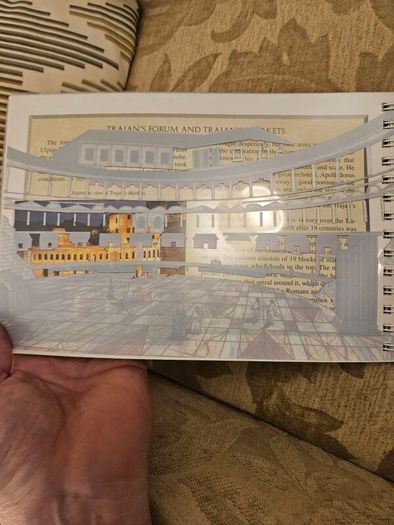 Archaeological Rome. Including 24 Transparent Overlays With Artist's Renditions Of Ancient Rome,ostia And Pompeii. Large Volume Paperback In Good Condition.  See Photos For Condition.