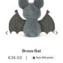 New JELLYCAT Halloween Collection Broox Bat Image 3