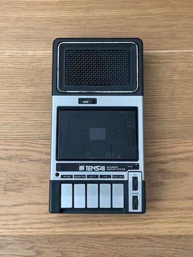 Vintage Tensai CRE-102 portable cassette recorder