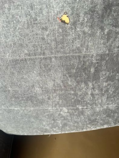 Silver crashed select corner sofa