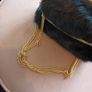 Mini faux fur handbag Image 2