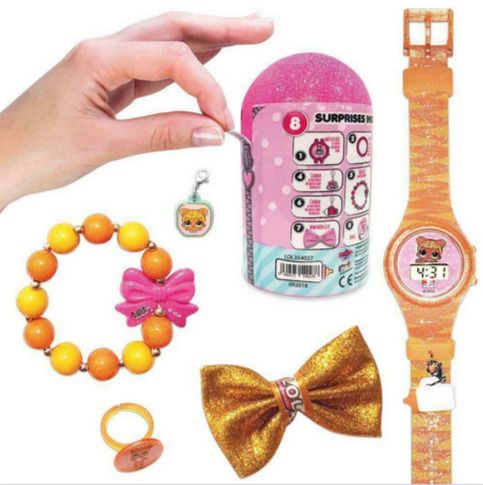 BRAND NEW L.O.L Surprise Jewellery Series Watch & Accessories 8 Surprises Inside