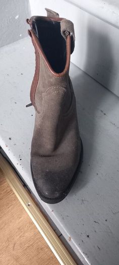 Leather texan boots