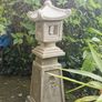 Japanese Garden Lantern -80cm Cast Concrete Pagoda -Handmade Dublin Image 3