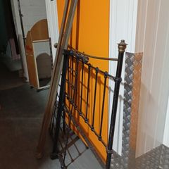 iron bed