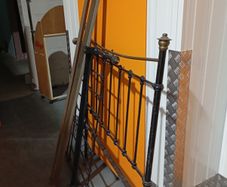 iron bed