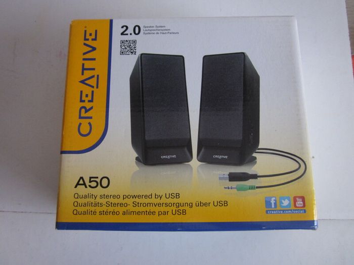 Creative A50 USB-powered 2.0 Desktop Speakers