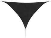 Sunshade Sail Oxford Fabric Triangular 5x5x5 m Anthracite