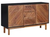 Sideboard 115x35x70 cm Solid Acacia Wood and MDF