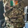 Kids airsoft plate carrier with bag at the bottom Image 2