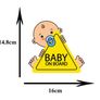 Car Decal.  Baby on Board. Boy Image 5