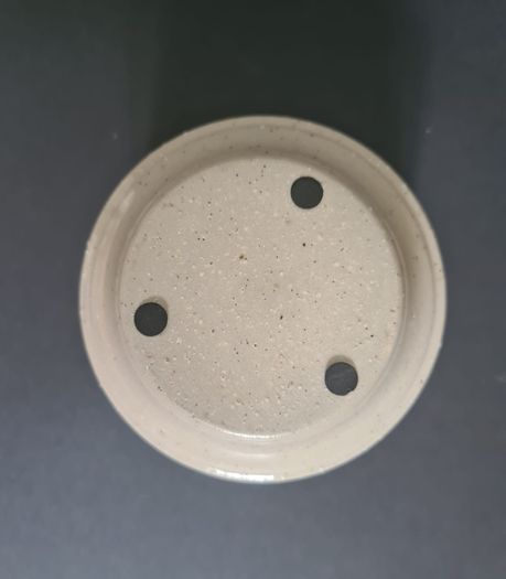 Beige Speckled Ceramic Plant Pot Minimalist Planter 10cm