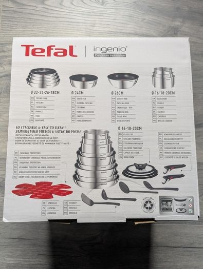 Tefal Ingenio Emotion 22 Piece Pan Set Brand New & Sealed
