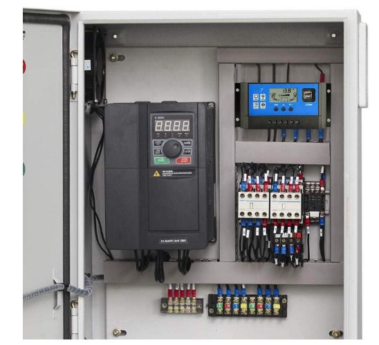 10A, 20A, 30A 12V/24V Solar Charge Controller Solar Panel Controller Intelligent Regulator with Dual USB Port 5V Light Timer Control LCD Display