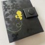 Tweety Mini Photo Wallet with Snap Button | Black Image 6