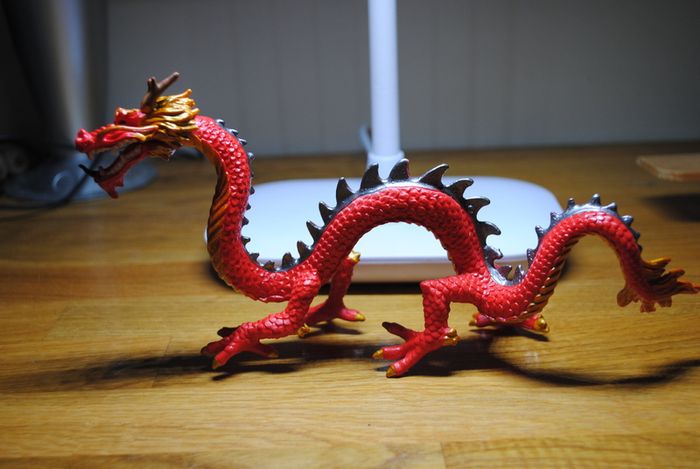 Red Chinese Dragon. Action Figure