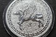 2023 1 Oz .999 Silver St Helena 1 Dollar Pegasus Queen Elizabeth Coin