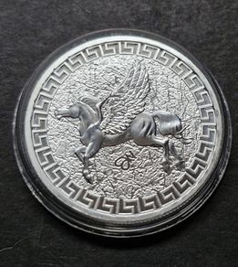2023 1 Oz .999 Silver St Helena 1 Dollar Pegasus Queen Elizabeth Coin