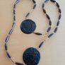 Brown and copper coloured necklace Image 2