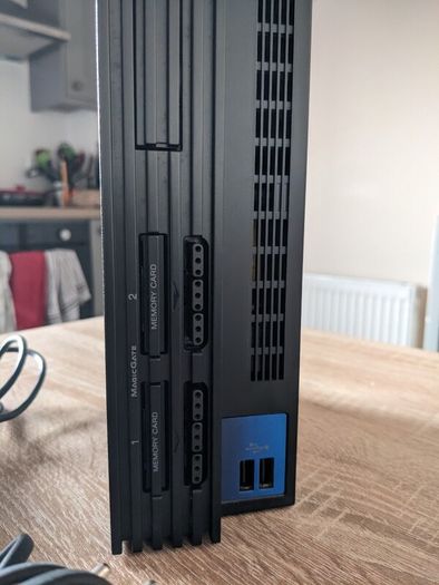 PS2 Console with official controller and cables