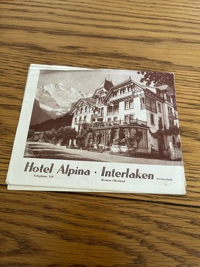 Collection of vintage tourist booklets and hotel brochures