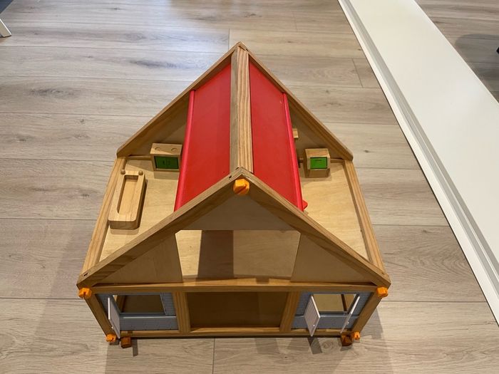 Wooden dolls house