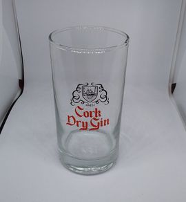 SALE ------ Cork Dry Gin Hi-Ball Glass