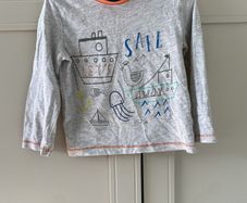 Let's Sail Away nautical themed long sleeve top 9-12m