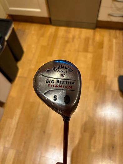 Callaway "Big Bertha" titanium 18 degree 5 wood