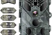 NEW SALE | Wildlife Camera 36MP 4K Trail Camera with 940nm Night Vision 0.3s Motion Activated 120 Degree Detecting Range IP66 Waterproof Design for Garden Camera Trap and Outdoor Nature Wildlife Scouting