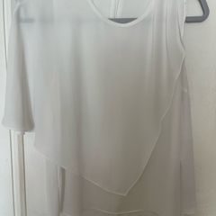 Zara White Blouse